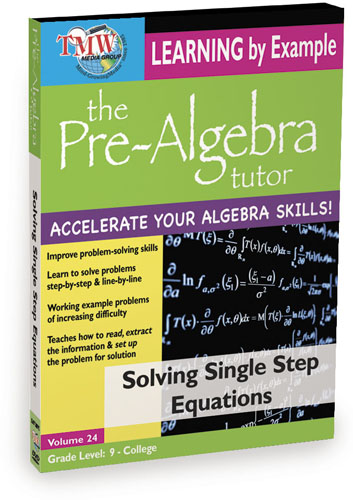 KA8738 - Solving Single Step Equations