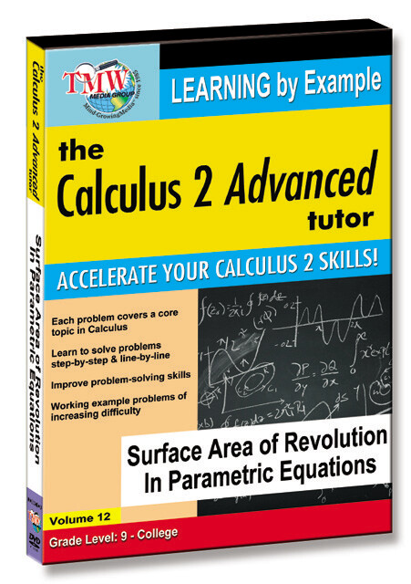 KA8834 - Surface Area of Revolution In Parametric Equations